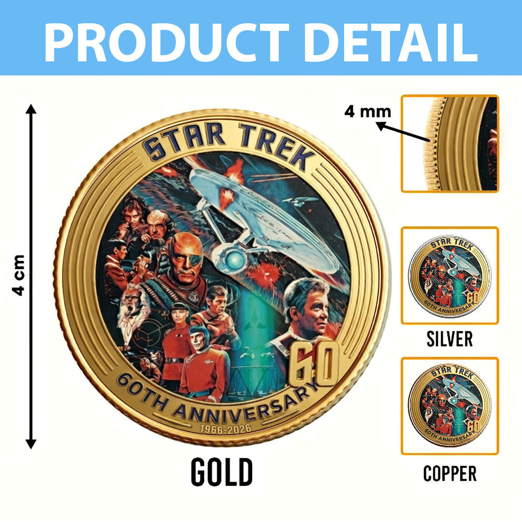 Star Trek 60th Anniversary 2026 Commemorative Coin – TMTHU5471