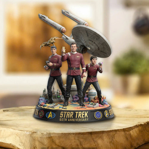 Star Trek 60th Anniversary 2026 Custom Shape Acrylic Plaque – TMTHU4713
