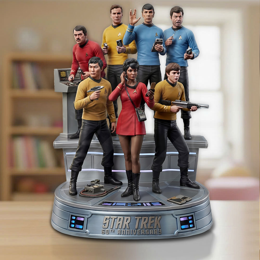 Star Trek 60th Anniversary 2026 Custom Shape Acrylic Plaque – TMTHU4844