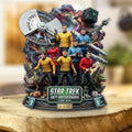 Star Trek 60th Anniversary 2026 Custom Shape Acrylic Plaque – TMTHU5129