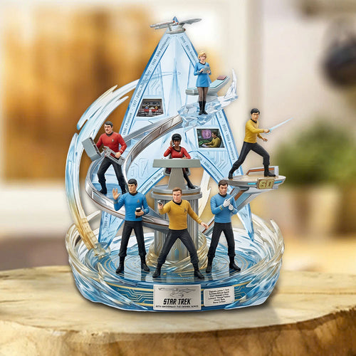 Star Trek 60th Anniversary 2026 Custom Shape Acrylic Plaque – TMTHU5405