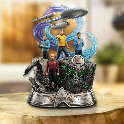 Star Trek 60th Anniversary 2026 Custom Shape Acrylic Plaque – TMTHU5412