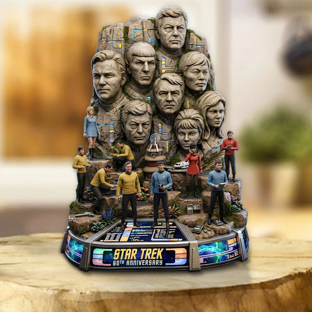 Star Trek 60th Anniversary 2026 Custom Shape Acrylic Plaque – TMTHU5413