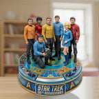 Star Trek 60th Anniversary 2026 Custom Shape Acrylic Plaque – TMTHU5477