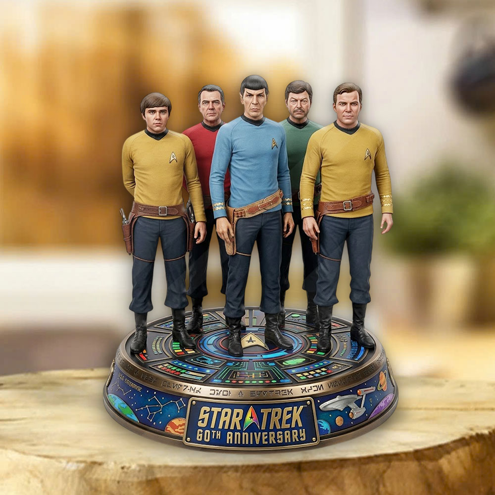Star Trek 60th Anniversary 2026 Custom Shape Acrylic Plaque – TMTHU5480