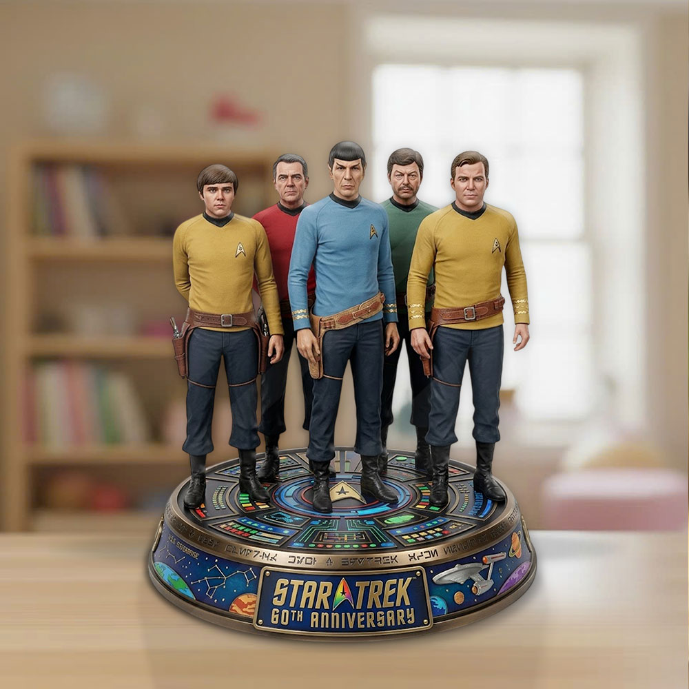 Star Trek 60th Anniversary 2026 Custom Shape Acrylic Plaque – TMTHU5480