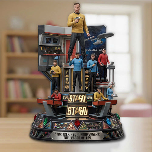 Star Trek 60th Anniversary 2026 Custom Shape Acrylic Plaque – TMTHU5891