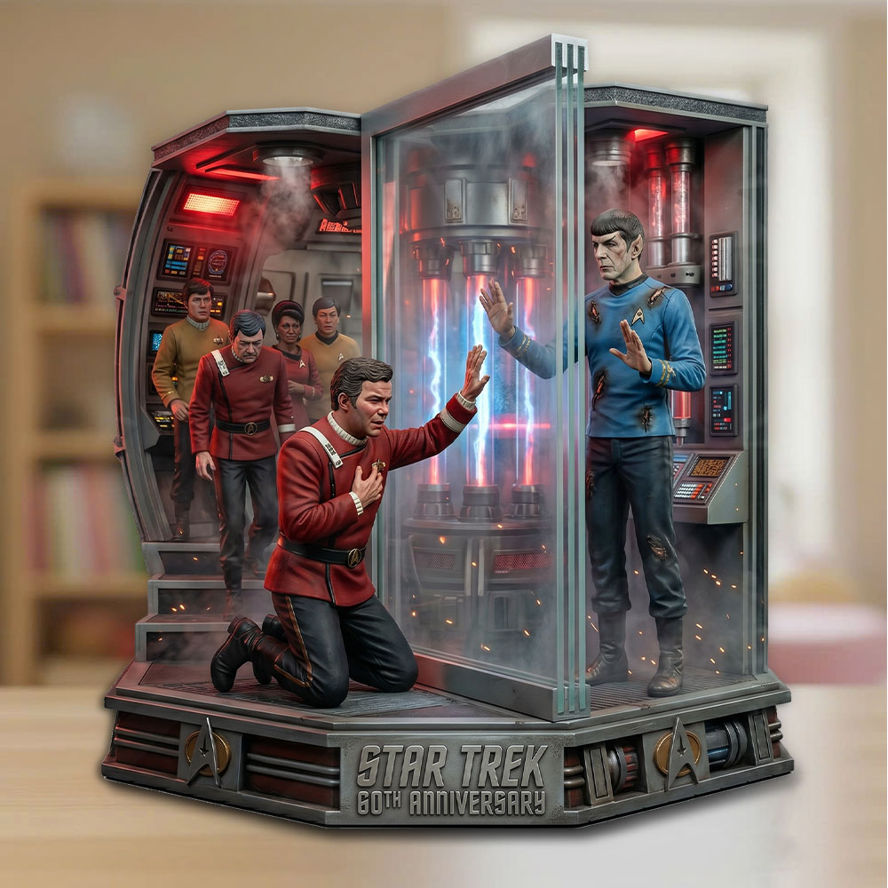 Star Trek 60th Anniversary 2026 Custom Shape Acrylic Plaque – TMTHU5923