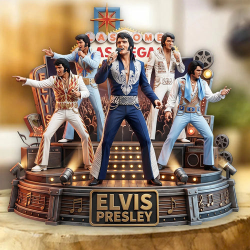 Elvis Presley Custom Shape Acrylic Plaque – TMTHU9322