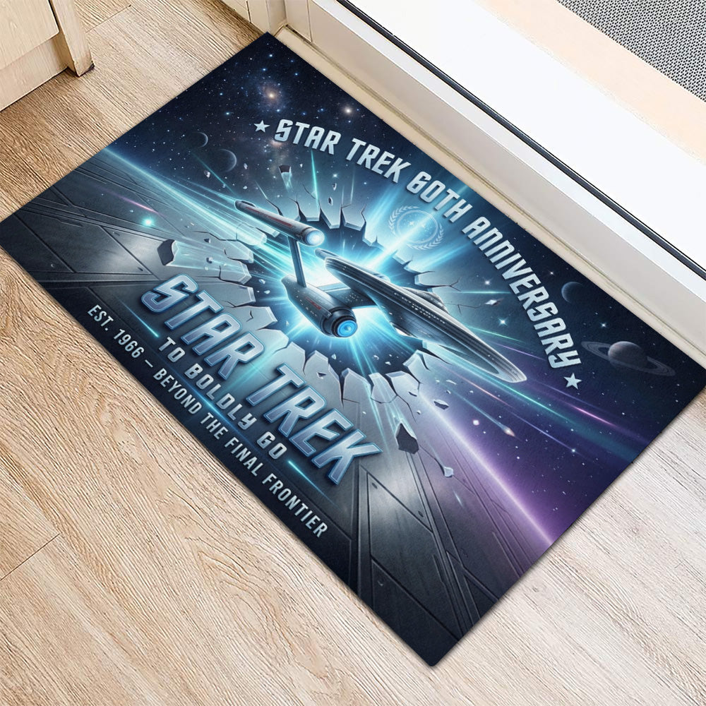 Star Trek 60th Anniversary 2026 Custom Doormat – TMTHU5656