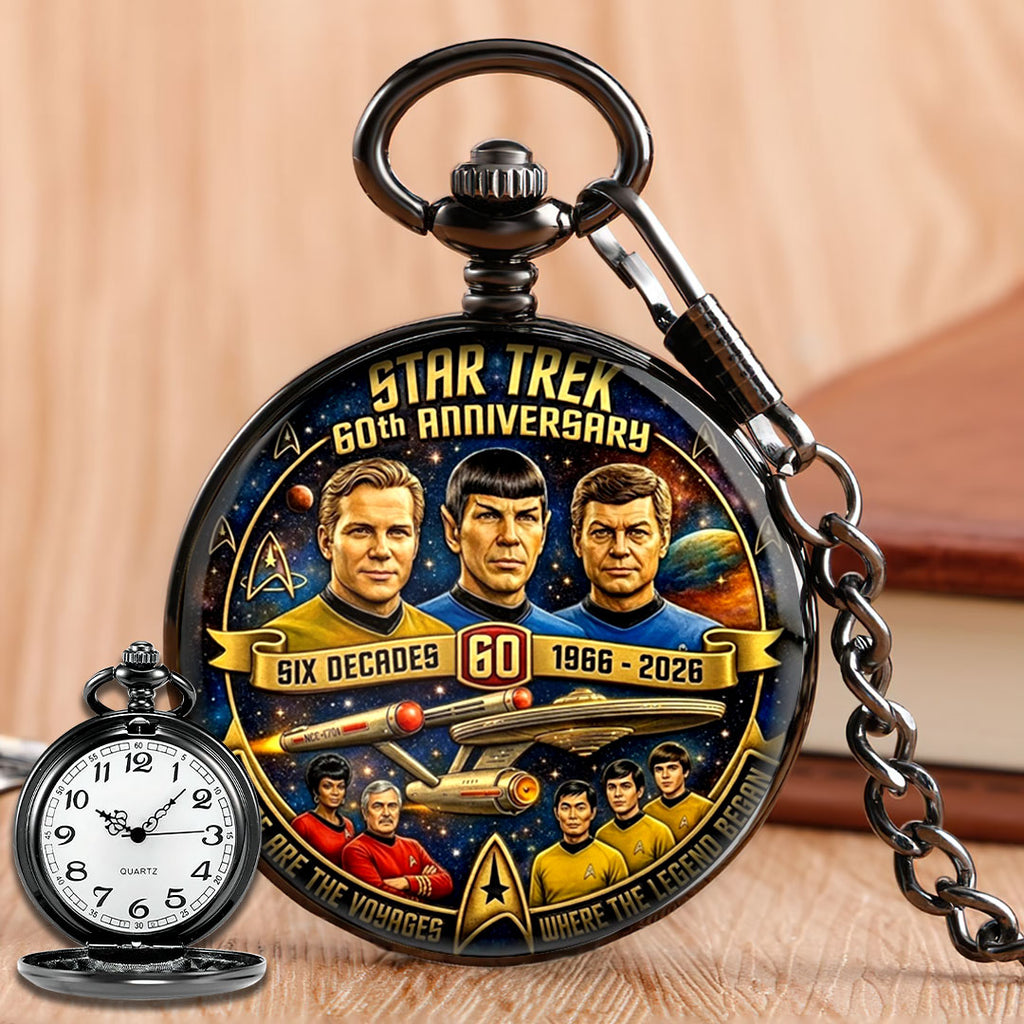 Star Trek 60th Anniversary 2026 Pocket Watch – TMTHU4661