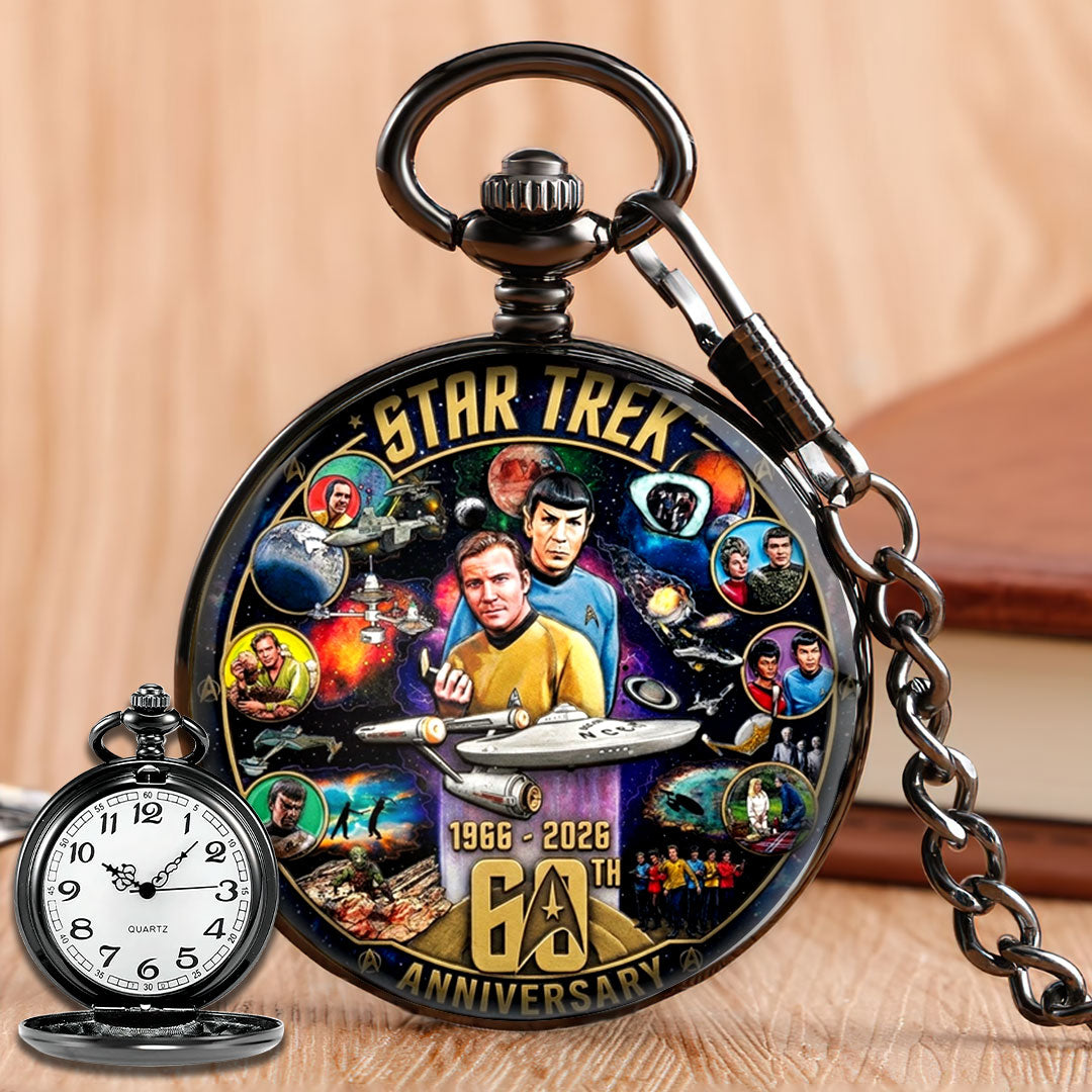 Star Trek 60th Anniversary 2026 Pocket Watch – TMTHU4666