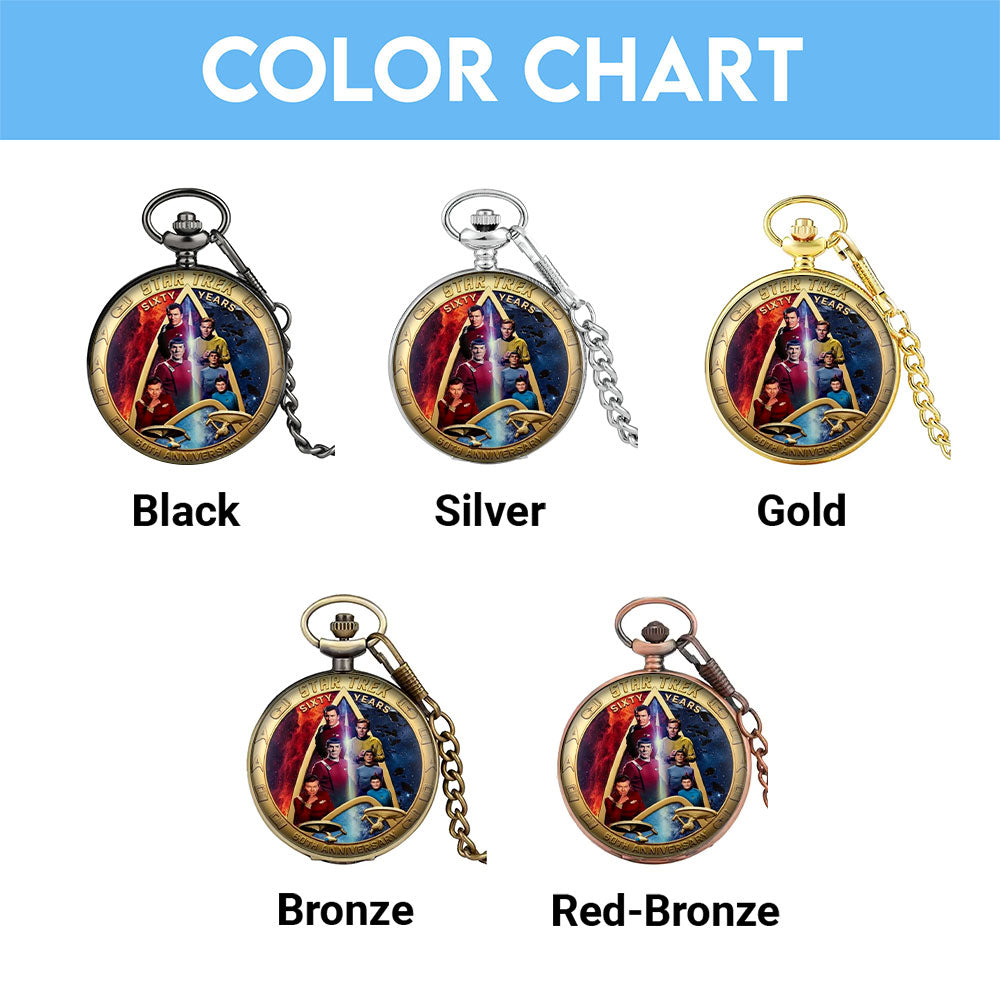 Star Trek 60th Anniversary 2026 Pocket Watch – TMTHU5342