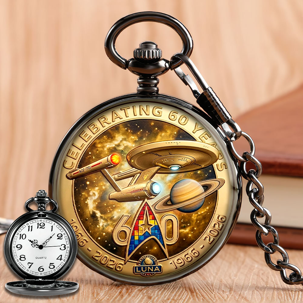 Star Trek 60th Anniversary 2026 Pocket Watch – TMTHU5351
