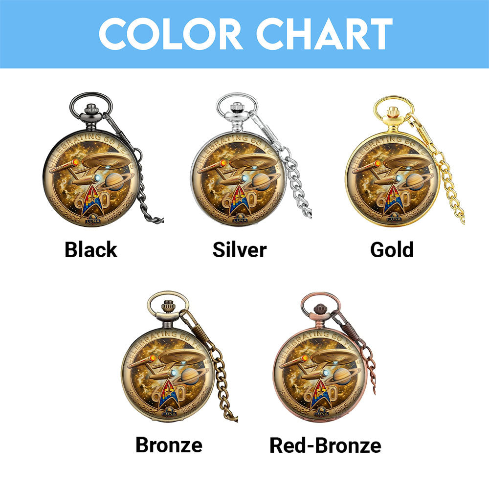 Star Trek 60th Anniversary 2026 Pocket Watch – TMTHU5351
