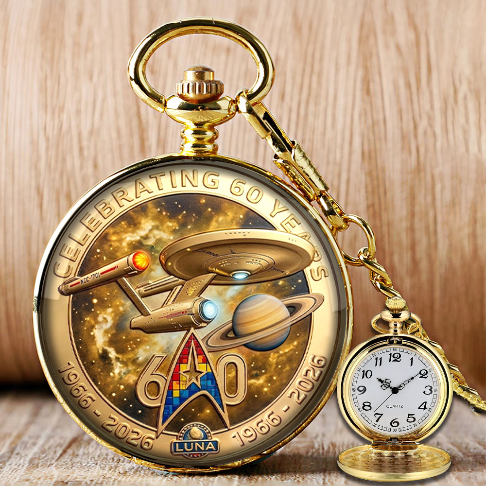 Star Trek 60th Anniversary 2026 Pocket Watch – TMTHU5351