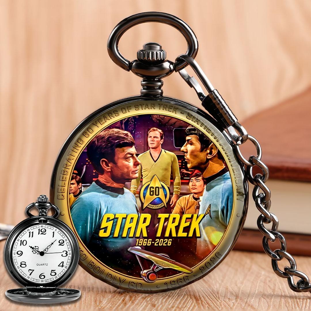 Star Trek 60th Anniversary 2026 Pocket Watch – TMTHU6028