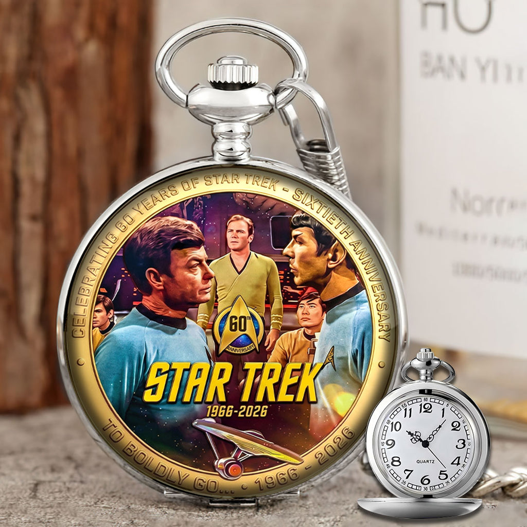 Star Trek 60th Anniversary 2026 Pocket Watch – TMTHU6028