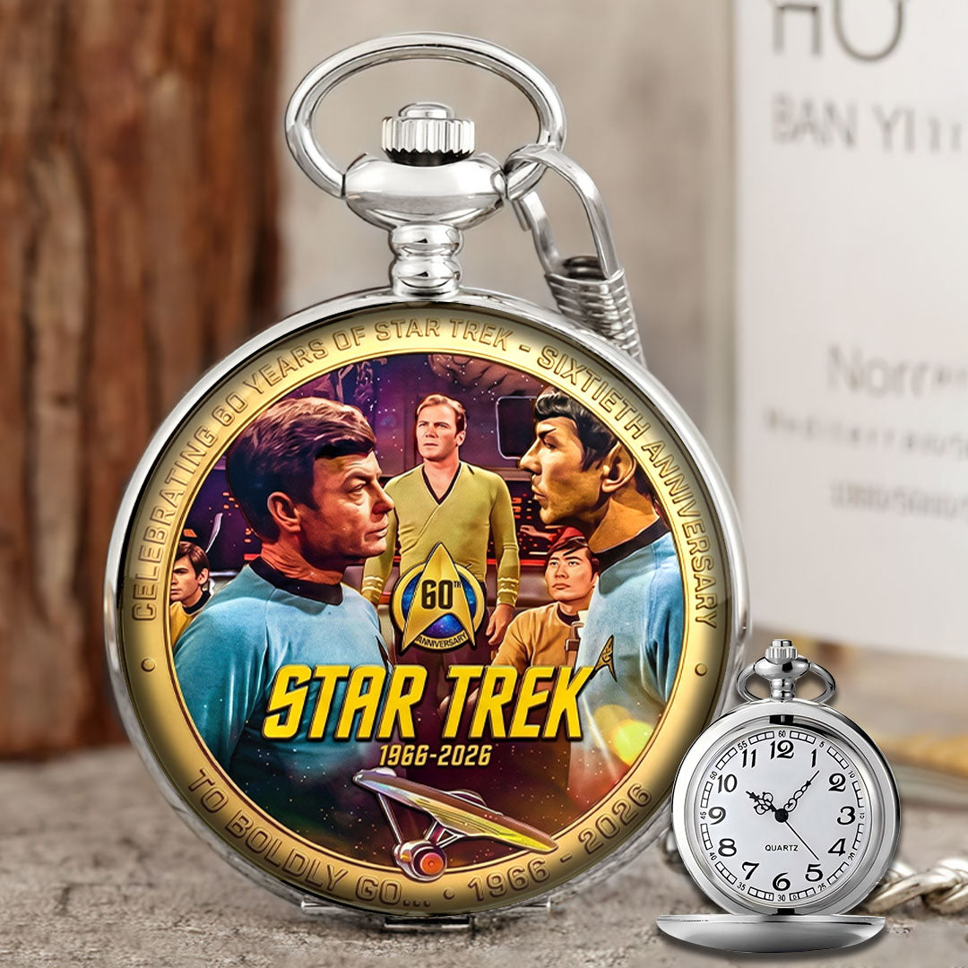 Star Trek 60th Anniversary 2026 Pocket Watch – TMTHU6028