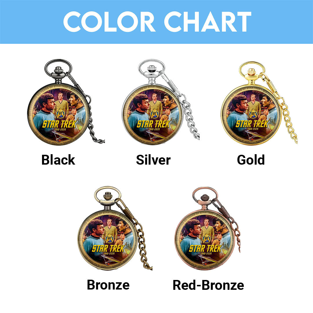 Star Trek 60th Anniversary 2026 Pocket Watch – TMTHU6028