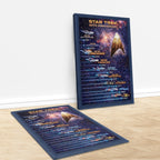 Star Trek 60th Anniversary 2026 Rectangle Canvas With Inner Frame – TMTHU5972