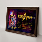 Star Trek 60th Anniversary 2026 Rectangle Canvas With Inner Frame – TMTHU4741
