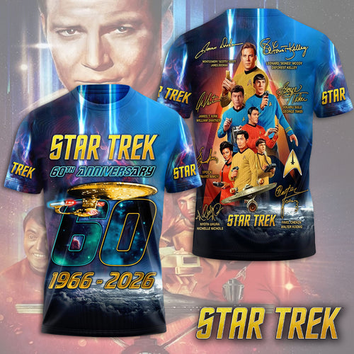 Star Trek 60th Anniversary 3D Apparel – TMTHU4444