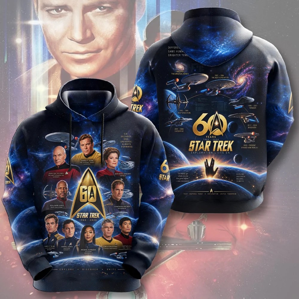 Star Trek 60th Anniversary 3D Apparel – TMTHU9307