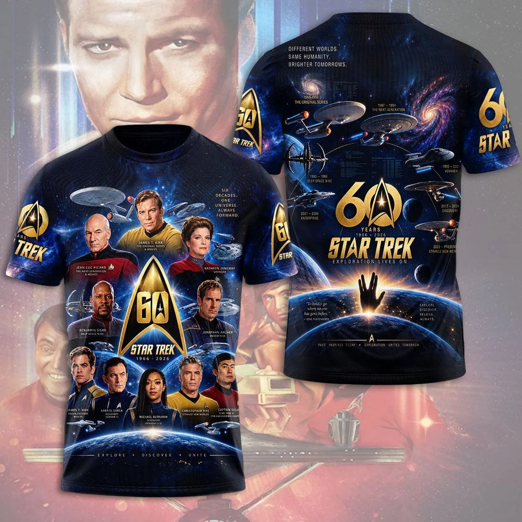 Star Trek 60th Anniversary 3D Apparel – TMTHU9307
