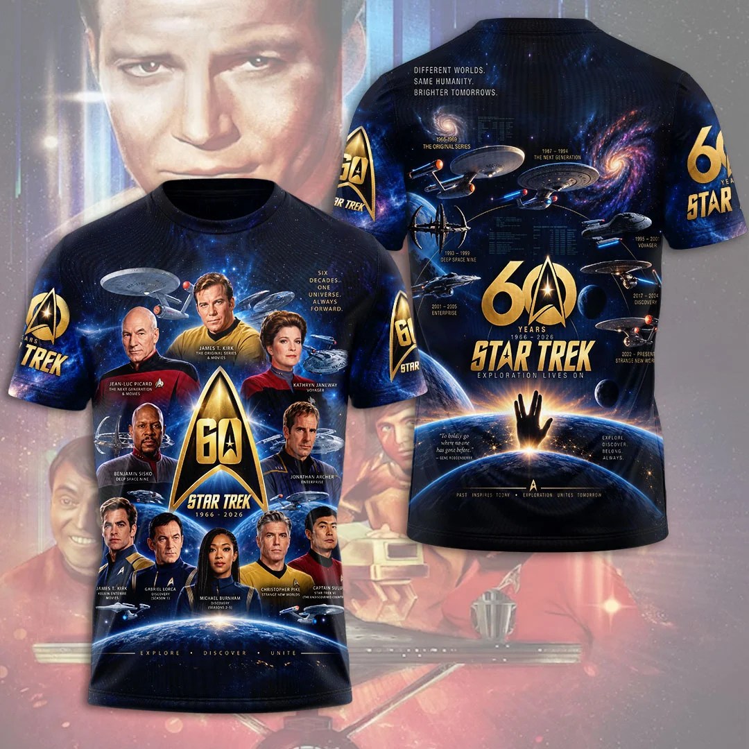 Star Trek 60th Anniversary 3D Apparel – TMTHU9307