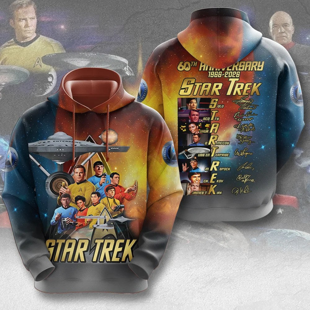 Star Trek 60th Anniversary 3D Apparel – TMTHU9191