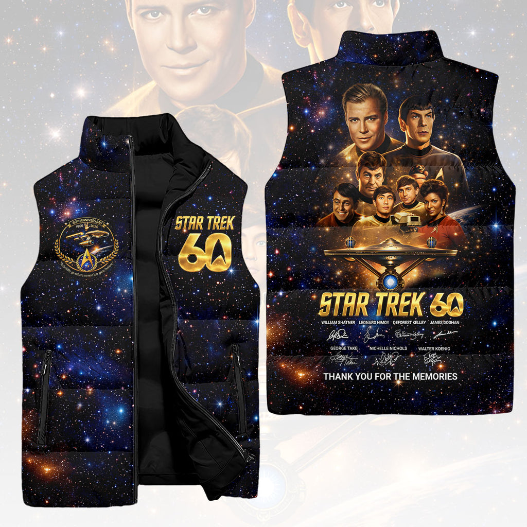 Star Trek 60th Anniversary 3D Sleeveless Down Jacket – HOATT16366