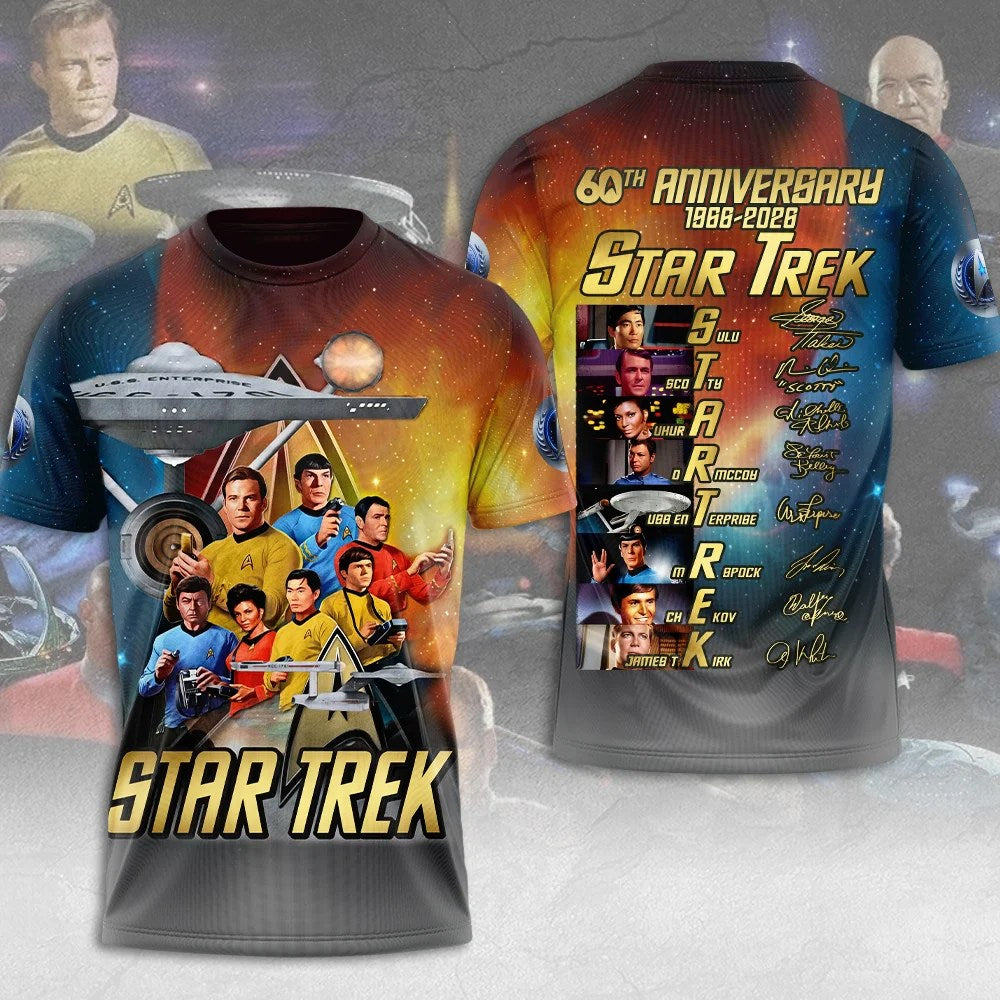 Star Trek 60th Anniversary 3D Apparel – TMTHU9191