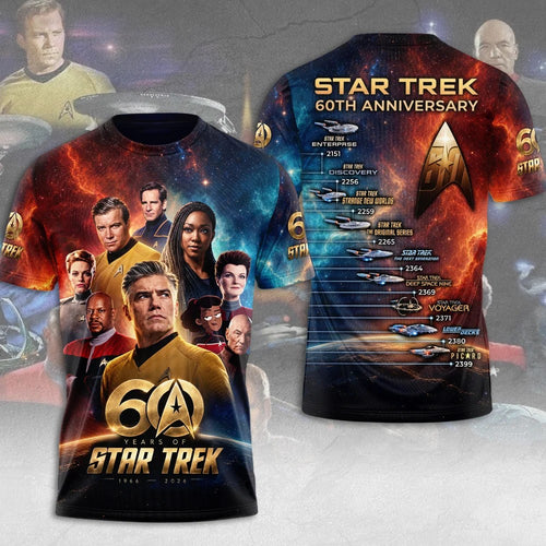 Star Trek 60th Anniversary 3D Apparel – TMTHU9227