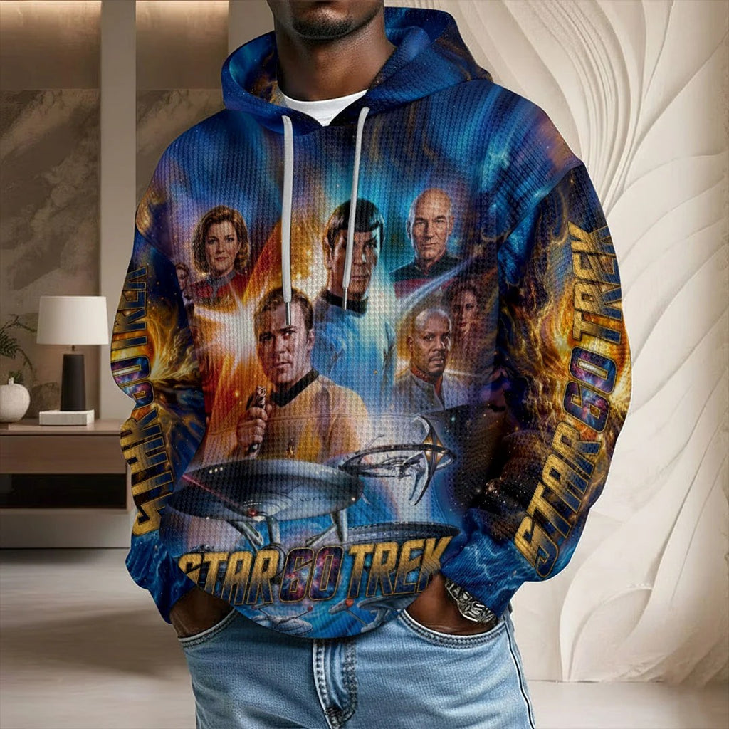 Star Trek 60th Anniversary 3D Unisex Waffle Hoodie – TMTHU8626