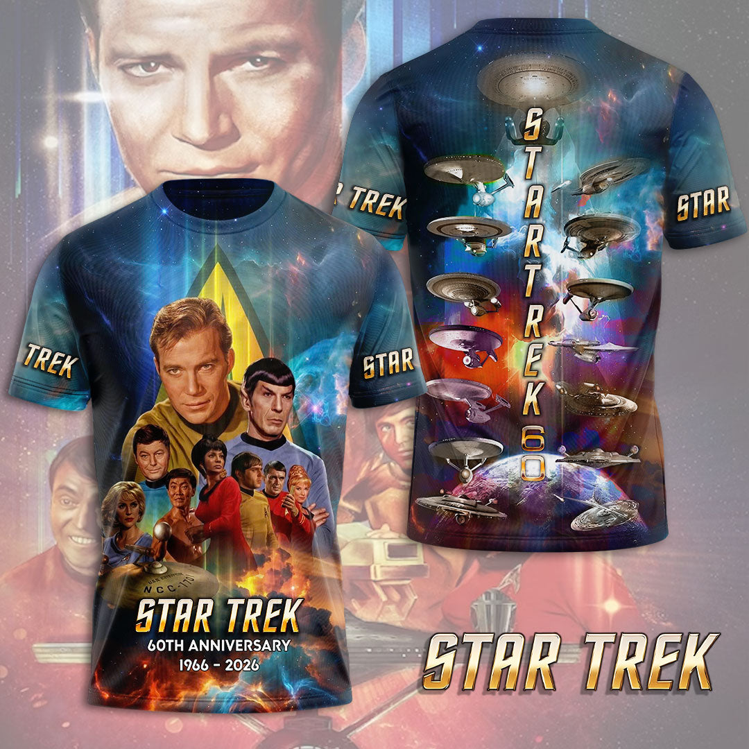 Star Trek 60th Anniversary 3D Apparel – TMTHU4628