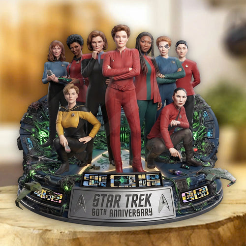 Star Trek 60th Anniversary Custom Shape Acrylic Plaque – TMTHU7211