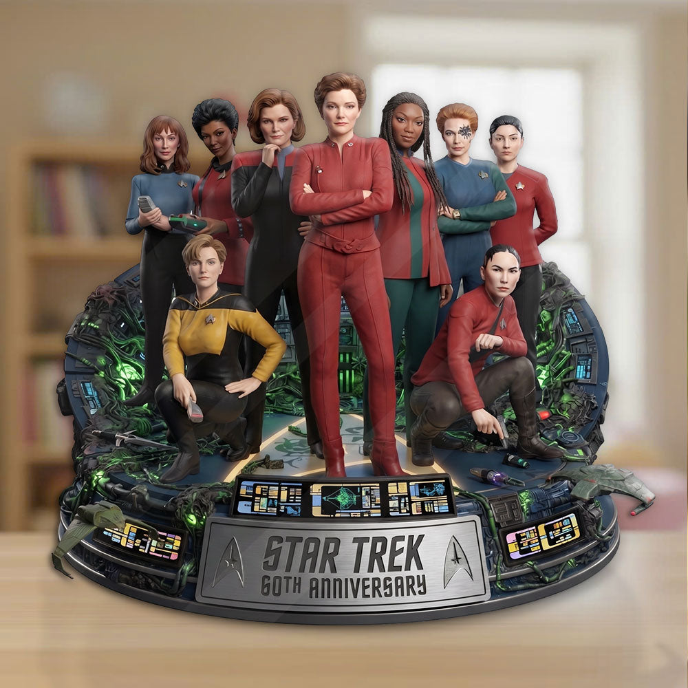 Star Trek 60th Anniversary Custom Shape Acrylic Plaque – TMTHU7211