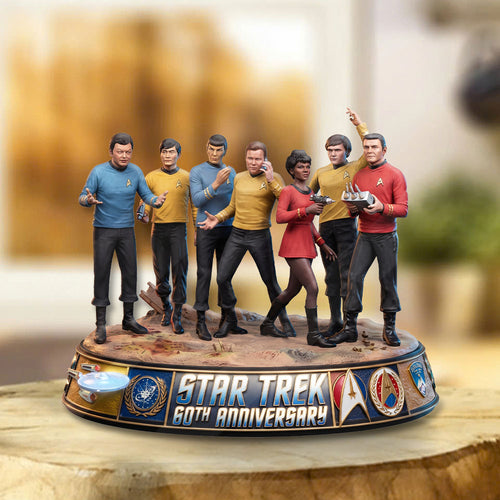Star Trek 60th Anniversary Custom Shape Acrylic Plaque – TMTHU7213
