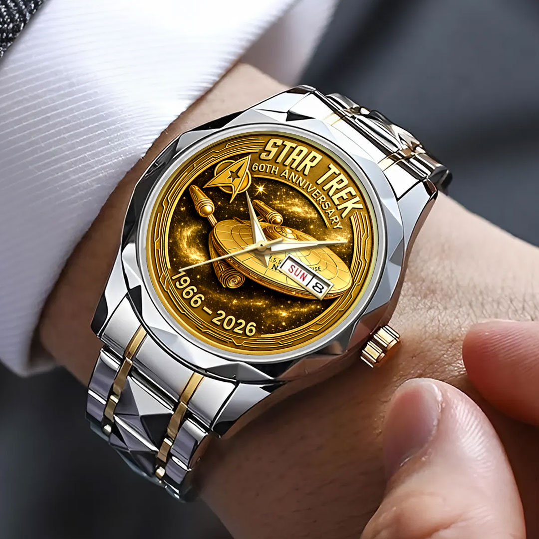 Star Trek 60th Anniversary Alloy Luxury Quartz Watch – GNE5241