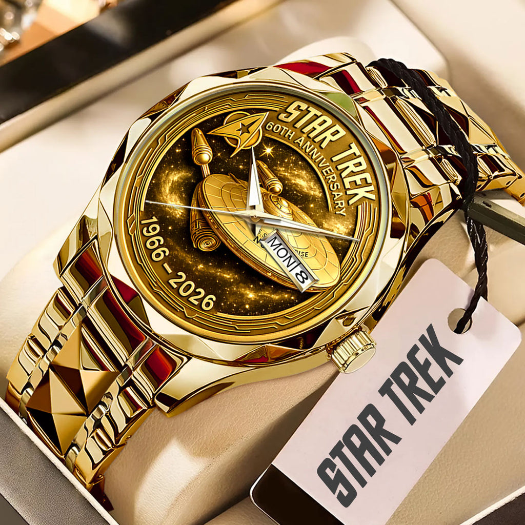 Star Trek 60th Anniversary Alloy Luxury Quartz Watch – GNE5241