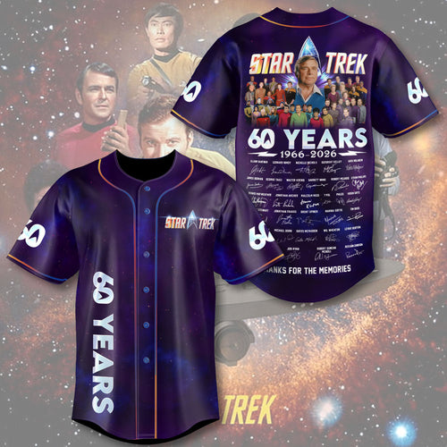 Star Trek 60th Anniversary Baseball Jersey – TMTHU4455