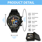 Star Trek 60th Anniversary Black Stainless Steel Watch – TMTHU3009