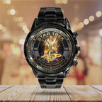 Star Trek 60th Anniversary Black Stainless Steel Watch – TMTHU7448