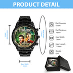 Star Trek 60th Anniversary Black Stainless Steel Watch – TMTHU7844