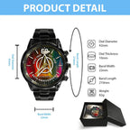 Star Trek 60th Anniversary Black Stainless Steel Watch – TMTHU8620