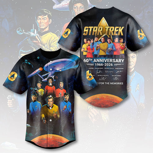 Star Trek 60th Anniversary Baseball Jersey – HOATT19258