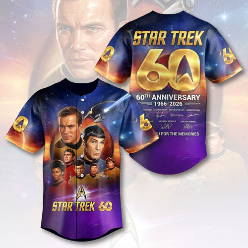 Star Trek 60th Anniversary Baseball Jersey – HOATT20195