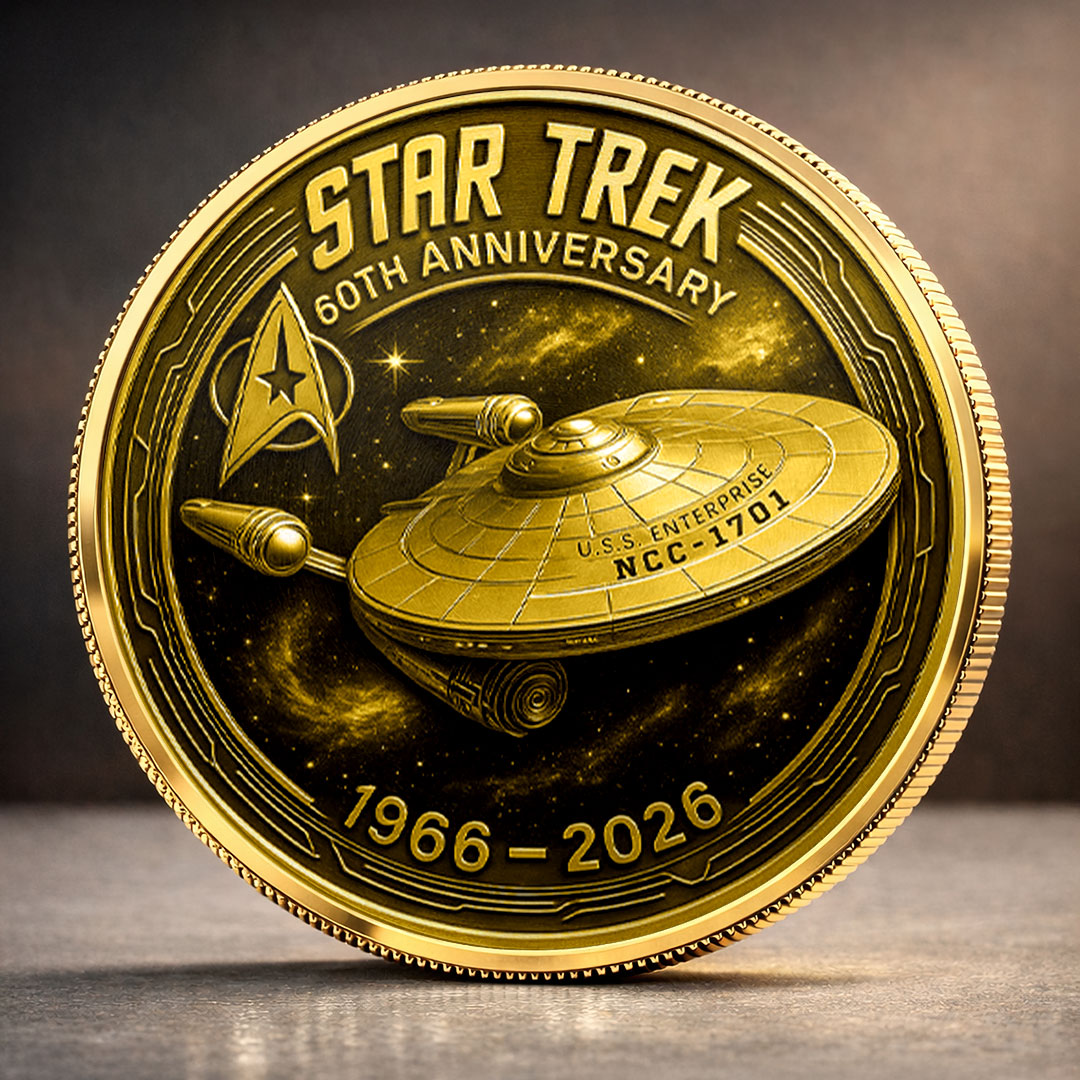 Star Trek 60th Anniversary Commemorative Coin – MAITM15020