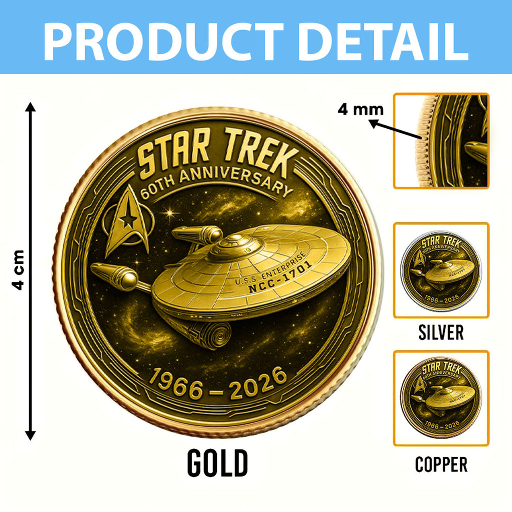 Star Trek 60th Anniversary Commemorative Coin – MAITM15020